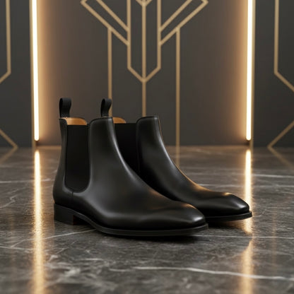 ارفع مستوى أناقتك:  (Chelsea BOOTS  100% Original ) كلاسيكي بلمسة عصرية - الراحة والفخامة في آن واحد.