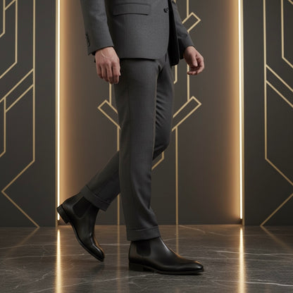 ارفع مستوى أناقتك:  (Chelsea BOOTS  100% Original ) كلاسيكي بلمسة عصرية - الراحة والفخامة في آن واحد.