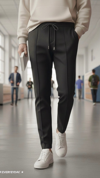 بنطلون مريح  | لون أسود.